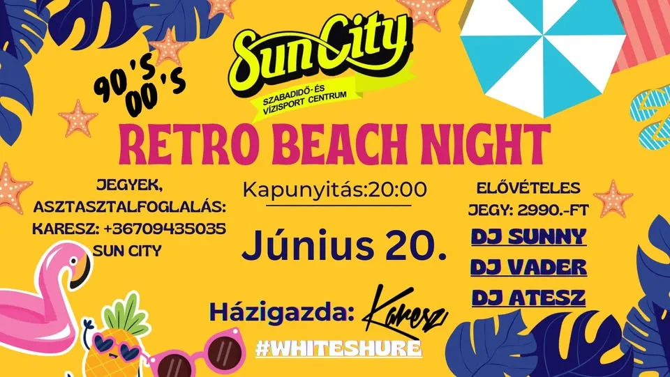 Retro Beach Night
